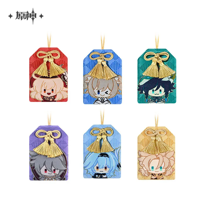 Game Genshin Impact peripheral theme series pendant sachet lucky bag Halloween Christmas gift in stock