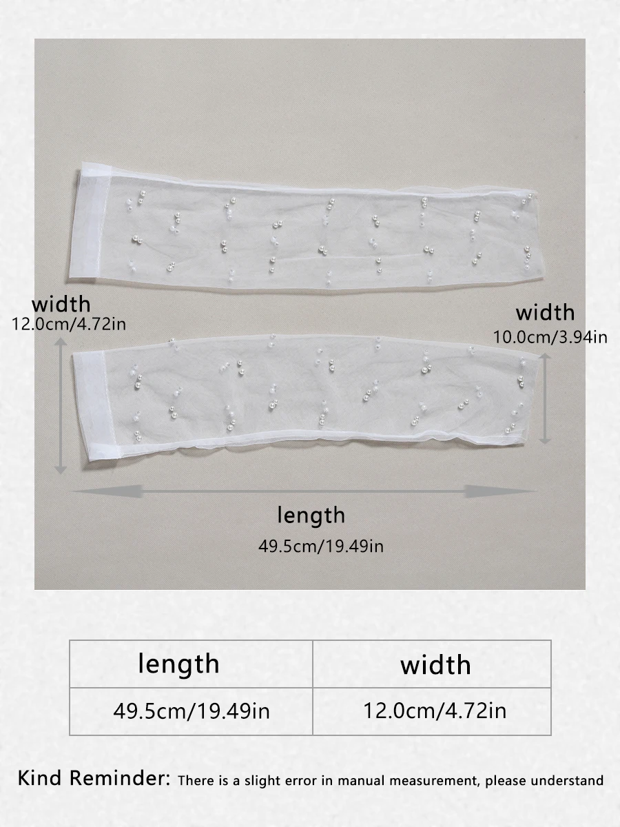 우아한 스타일의 신부 장갑, 화이트 비즈 손가락 원피스 업 장갑, 볼 파티에 적합