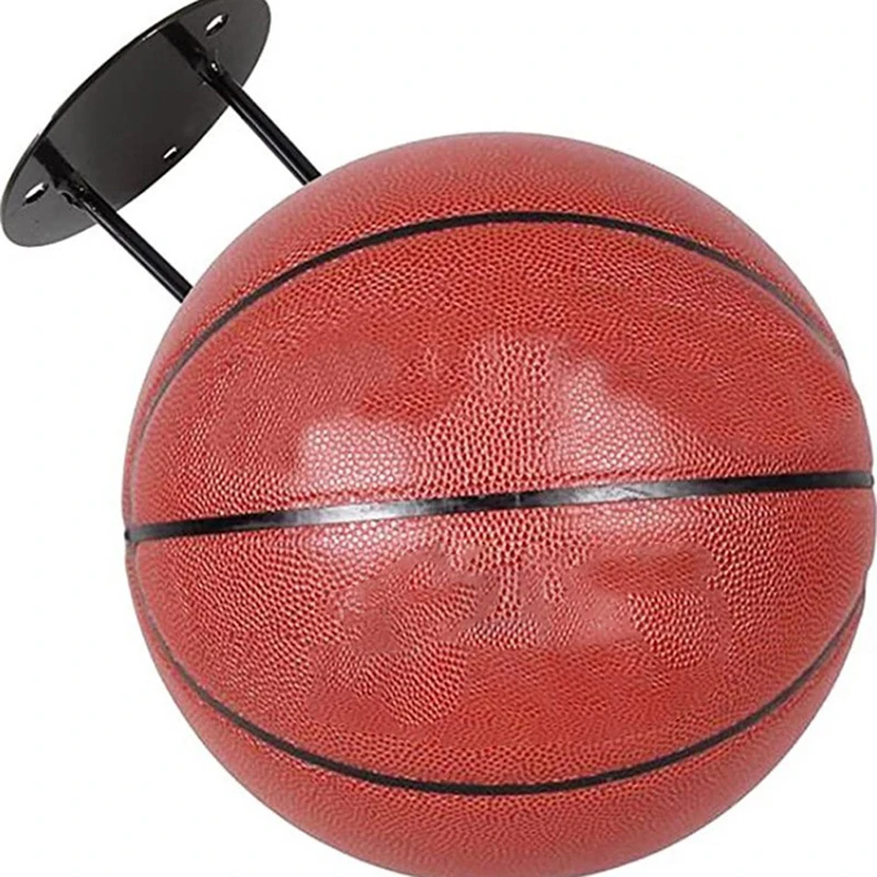 Wall Mounted Basketball Storage Rack Iron Multi-purpose Football Display Shelf Ball Holder Space Saving Living Room Decor