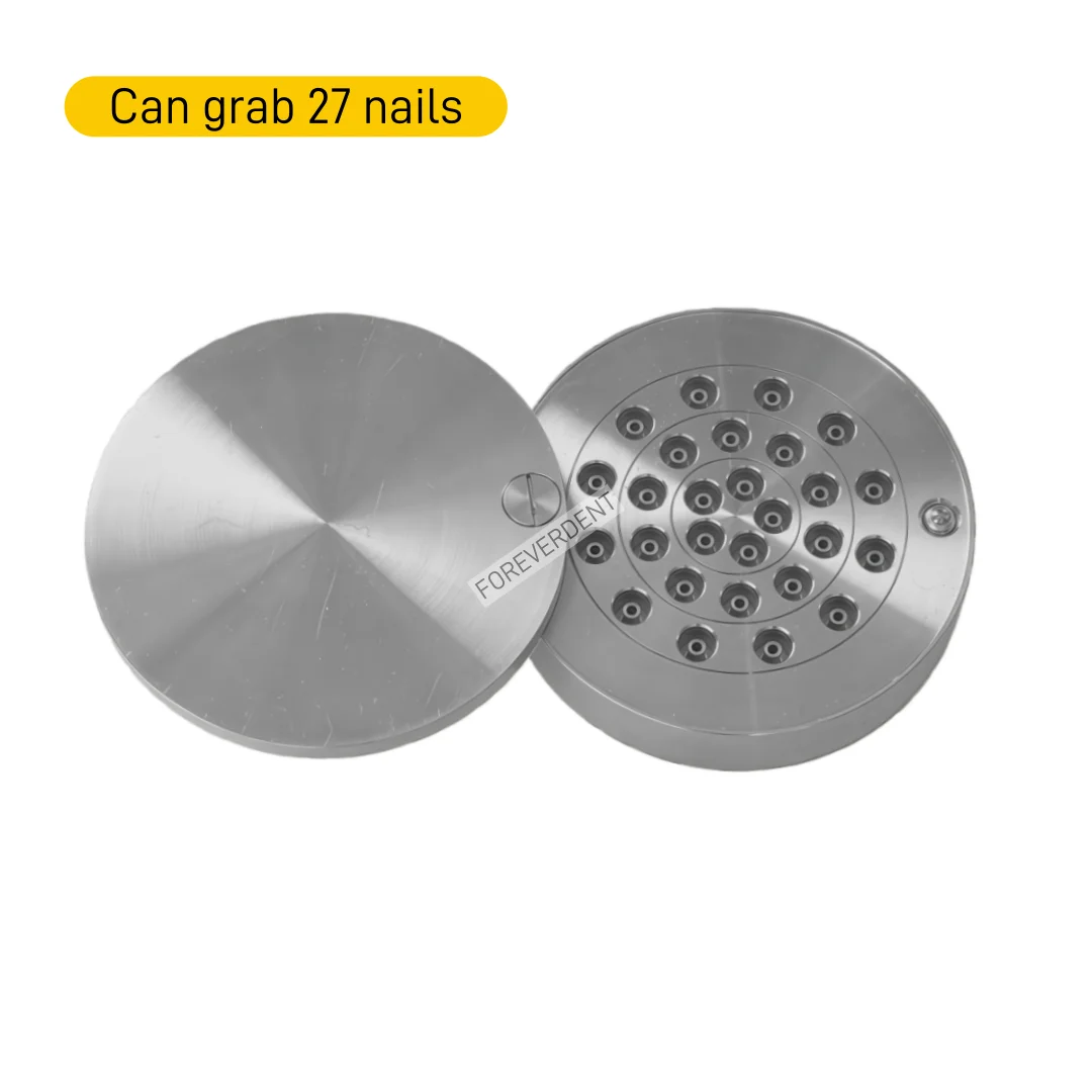 

Dental GBR Bone Tack Pins 27Holes Handle Membrane Fixation Driver Implant Membrane Fixation Pins Titanium Alloy