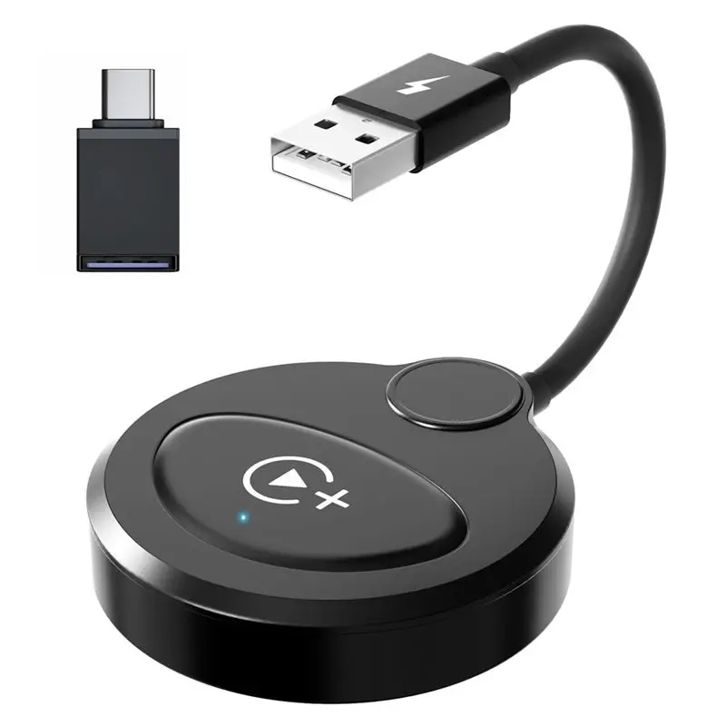 

Wireless Carplay Adapter With Youtube Tiktok Carplay Usb Dongle Converter Support Online Update Plug And Play