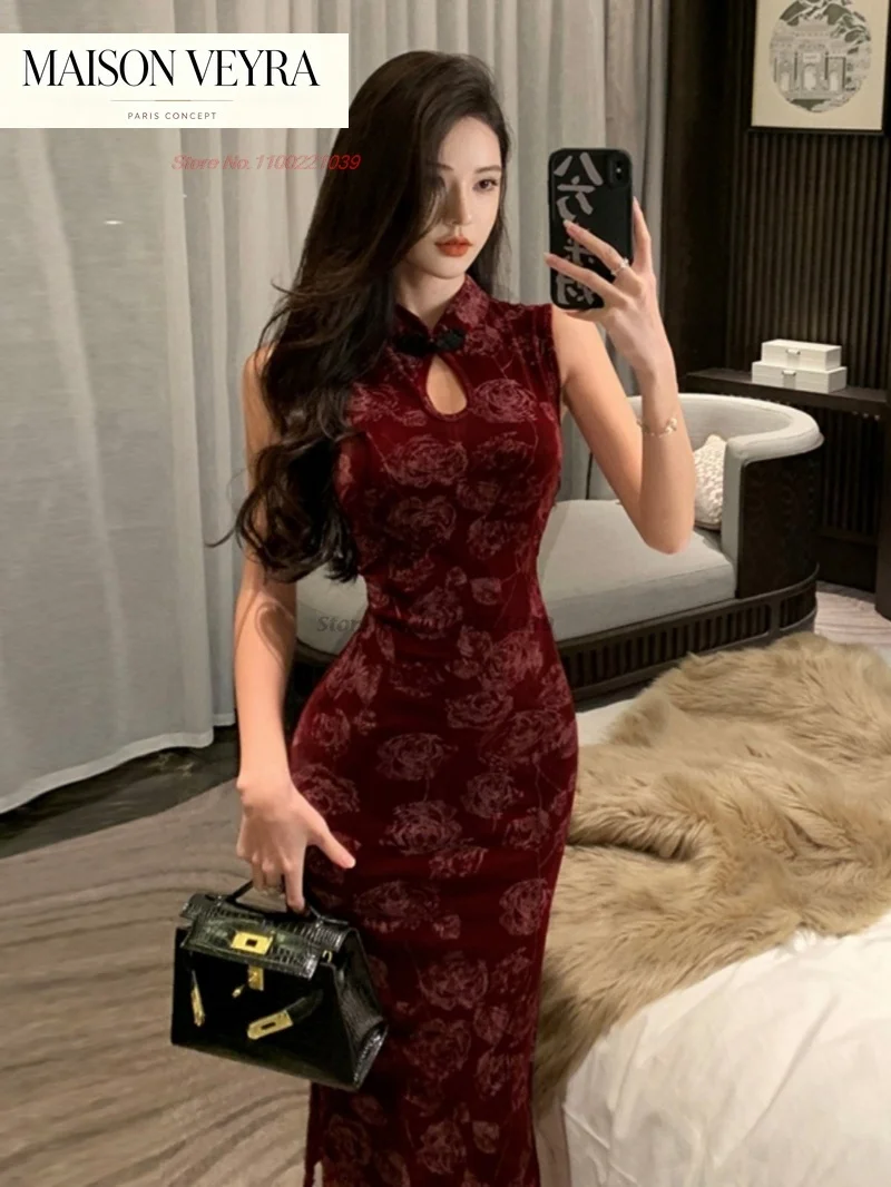 robe-de-soiree-sexy-orientale-2026-cheongsam-ameliore-imprime-floral-national-sans-manches-en-velours-style-qipao-retro-moulante