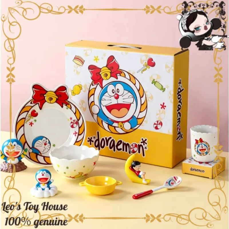 

Doraemon Officially Licensed Sweet Morning Light Ceramic Bowl Set Lead Cadmium Free Gift Box Ideal New Year Gift For Girls
