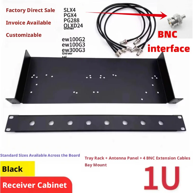 Rack Antenna Blank Panel For (19Inch 1U) Solid Metal Baffle Seal Vacant Slots And Streamline Internal Air Channel Of Mounted