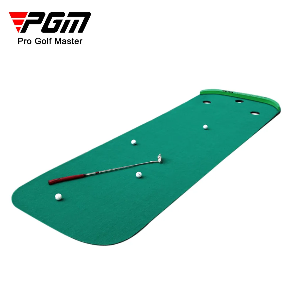 PGM Factory Direct Portable and easy to store Indoor short artificial grass green wholesale Golf Practice Putting Mat