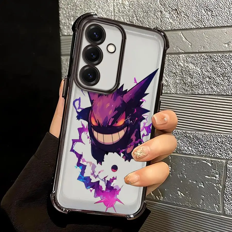 Custodia per Samsung Galaxy A22 A13 A14 A30 A12 A15 A24 A36 A23 A35 A16 A25 Custodia morbida per telefono posteriore Fantasmi fiamma viola