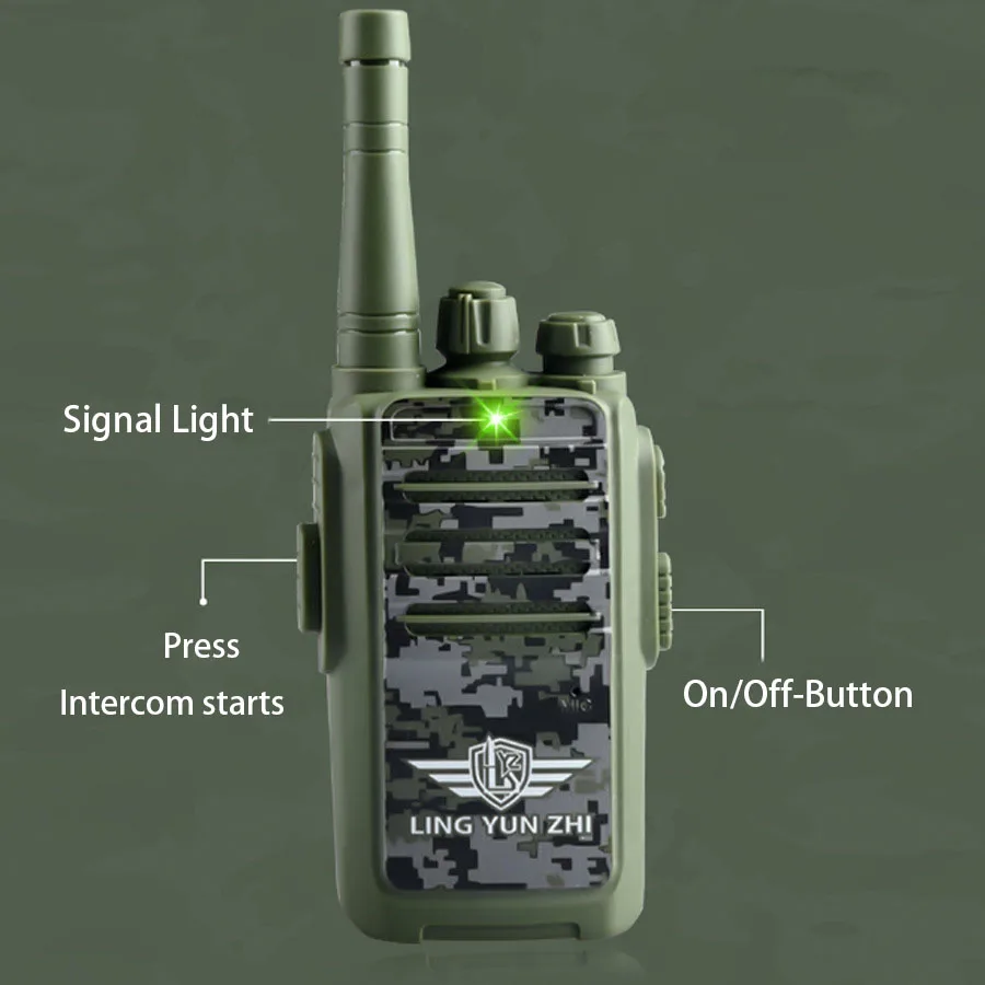 Kinderen Handheld Walkie-talkie Een-op-een Ouder-kind Interactie Outdoor Indoor Games Plezier Camouflage Walkie-talkie Speelgoed