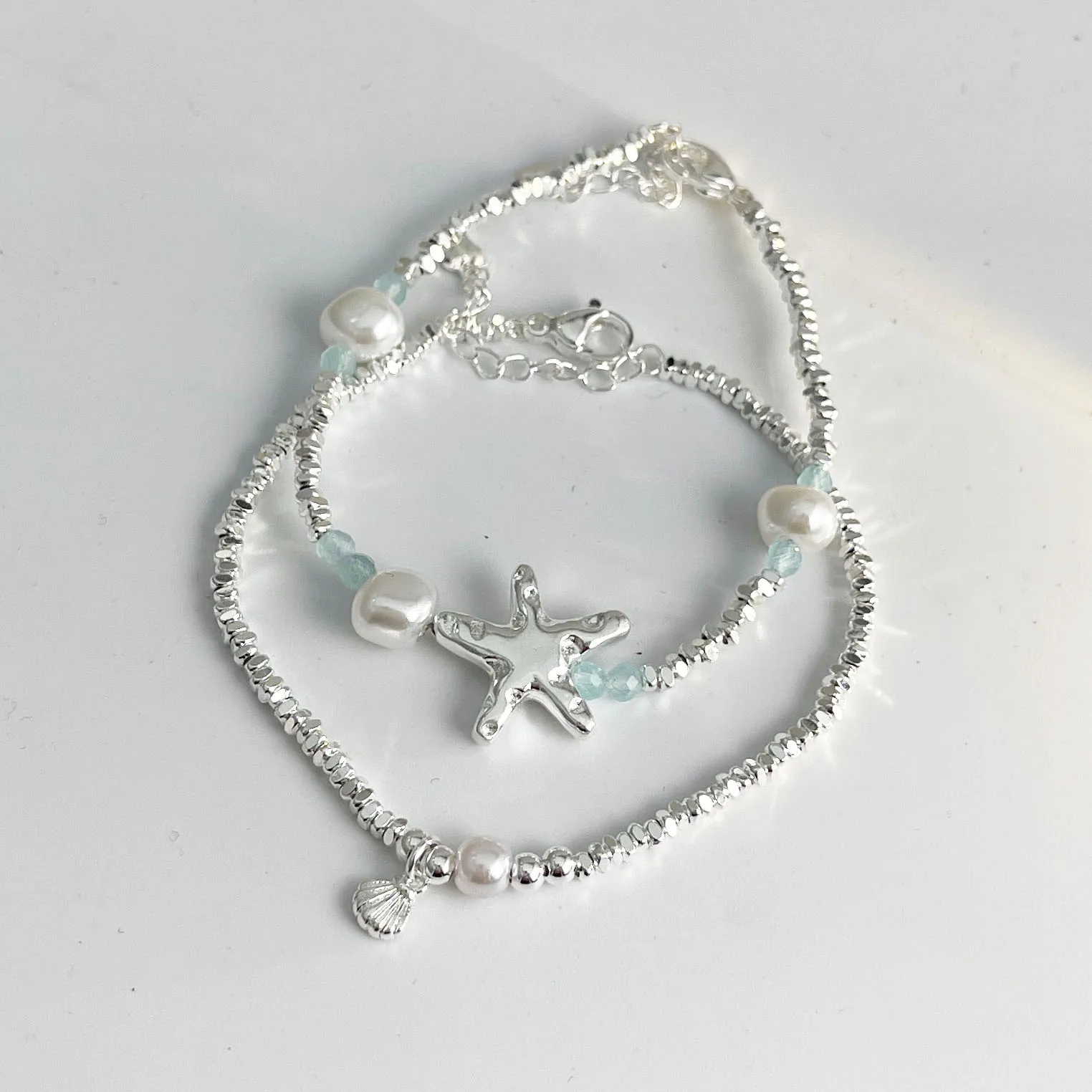 

Браслет из 100% цельного серебра 925 пробы в ретро-стиле для женщин и мужчин, винтажный, ручной работы, в форме морской звезды, подарок на день рождения