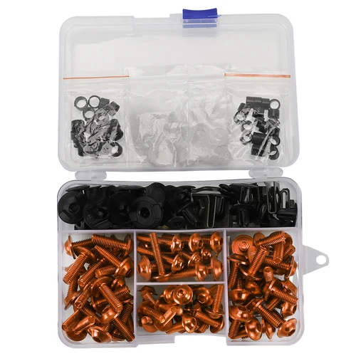 Imagen 2 del producto Accesorios para motocicleta, Kit completo de tornillos y tuercas de carenado para Duke RC 125 200 250 390 690 790 990 1050 1190 1290 ADV Enduro RC8