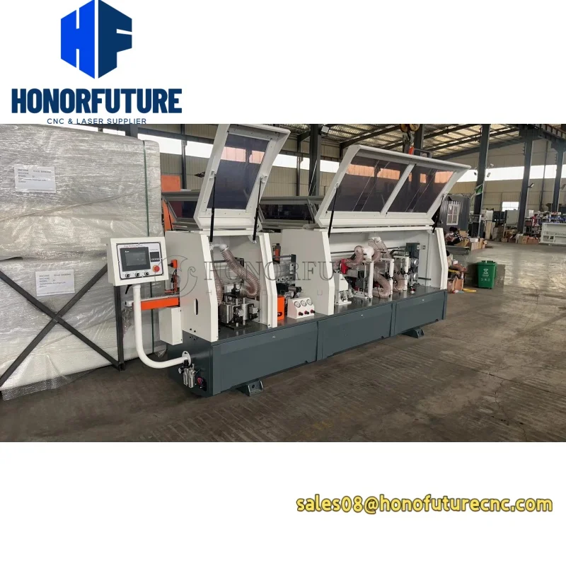 Wood PVC Edge Banding Machine with Large Size for Wooden Door Woodworking Tools Edge Bander High Quality Woodworking Machine