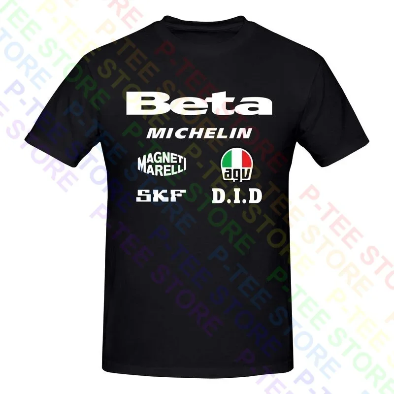 Beta Racing Motor Sbk Team Motorcycle Shirt T-shirt Tee Pop Trend Novelty Streetwear