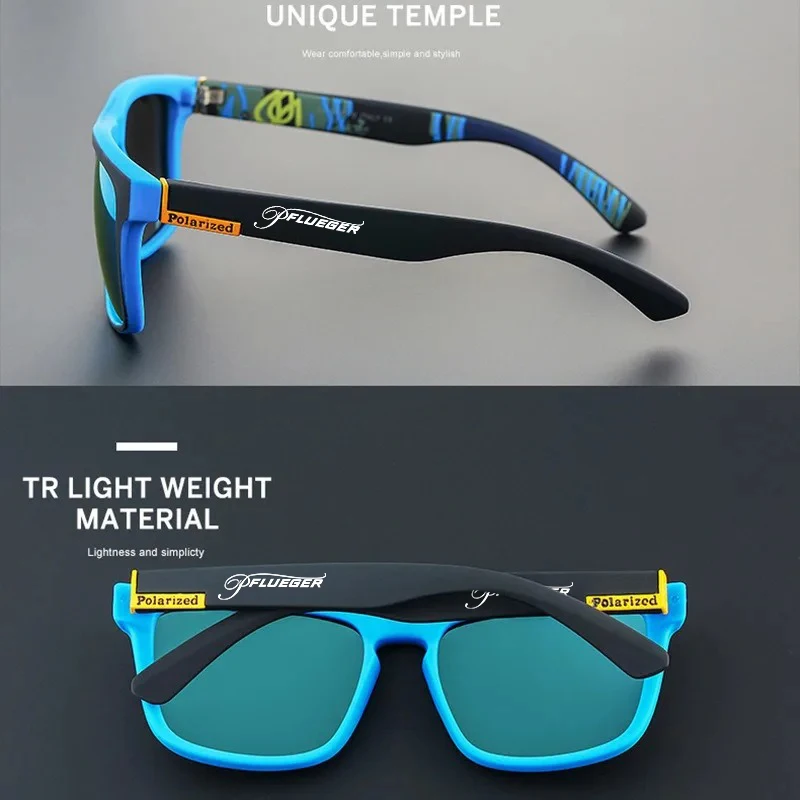 نظارات شمسية مستقطبة لصيد الأسماك وركوب الدراجات من Pflueger، نظارات شمسية رياضية بتصميم مضاد للضباب للأنشطة الخارجية