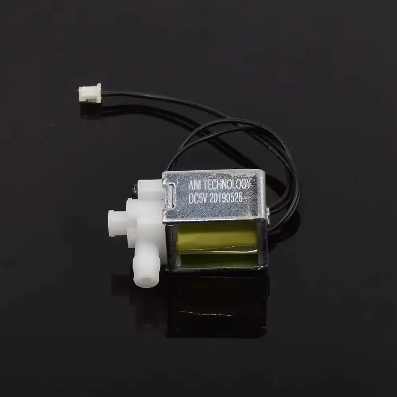 One Piece Mini Solenoid Water Valve, DIY Micro Control DC5V 2-position Electromagnetic Valve