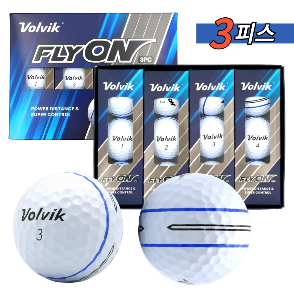 VOLVIK Fly-on 2-teiliger 3-teiliger Golfball 1 Box 12 Stück Geschenkverpackung