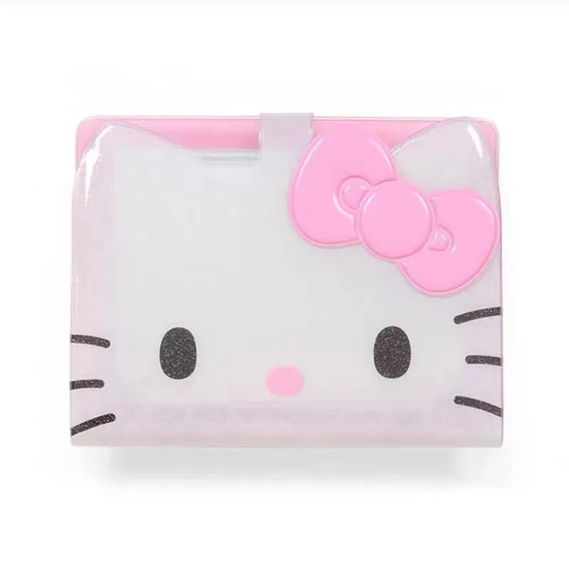 

2026 Sanrio Hello Kitty Cute Binder Girly Heart Pink Lovely Loose-leaf Book Kawaii A6 Hand Ledger for Girls Anime Cartoon Kawaii