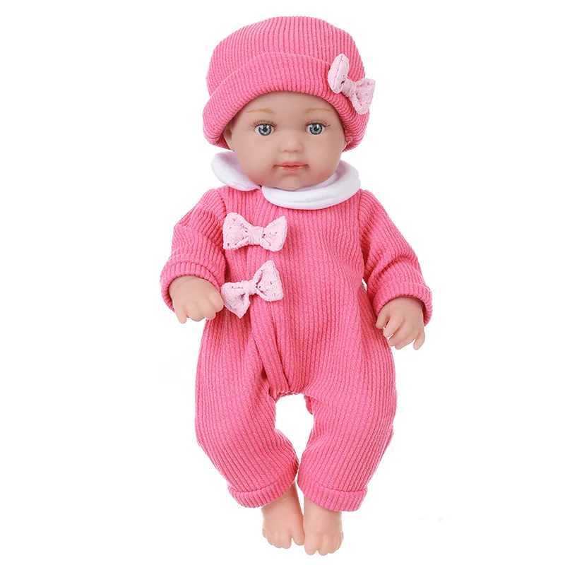 ตุ๊กตาเด็กเกิดใหม่ BJD ขนาด 30 ซม. ตาโต ผิวขาว ตุ๊กตาจำลองไวนิล ของขวัญ