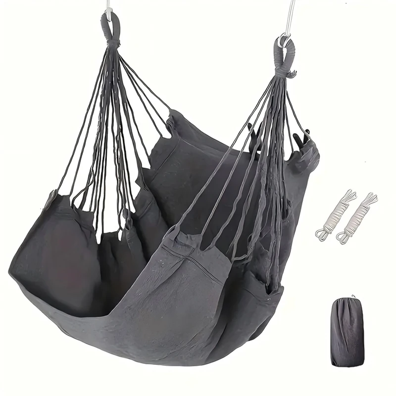 Hanging Swing Chair Outdoor Indoor Hammock Chair for Adult Kids Dorm Bedroom Balcony Courtyard Lazy Rattan Hanging Basket Seat image 6