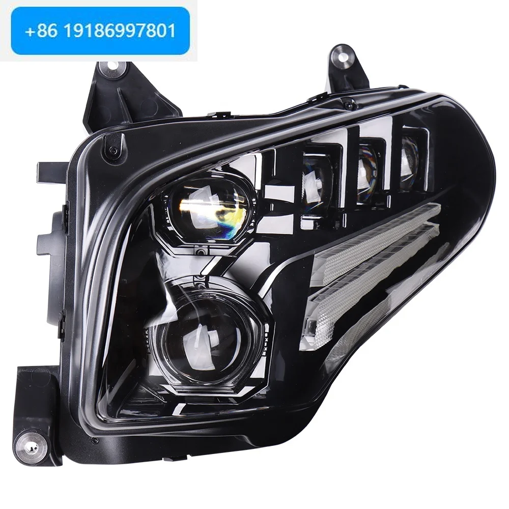For Glodwing GL1800 2001-2017 D0T Emark Motorcycle Accessories LED Headlight for Gold Wing Parts Projector Headlamp