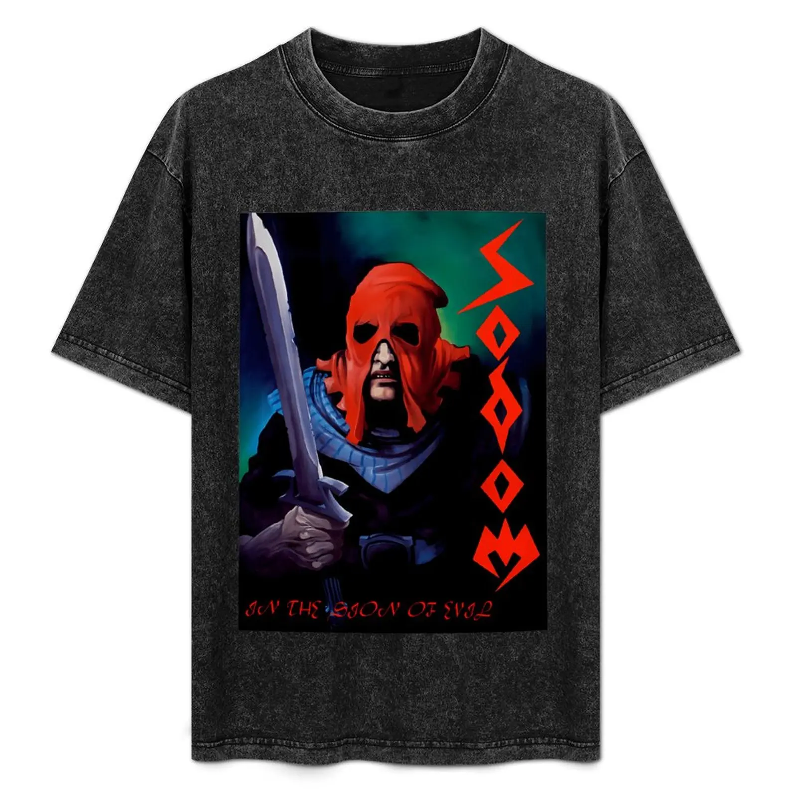 

Sodom Rock Band In The Sion Of Evil T-Shirt Retro Graphic Print T-Shirt