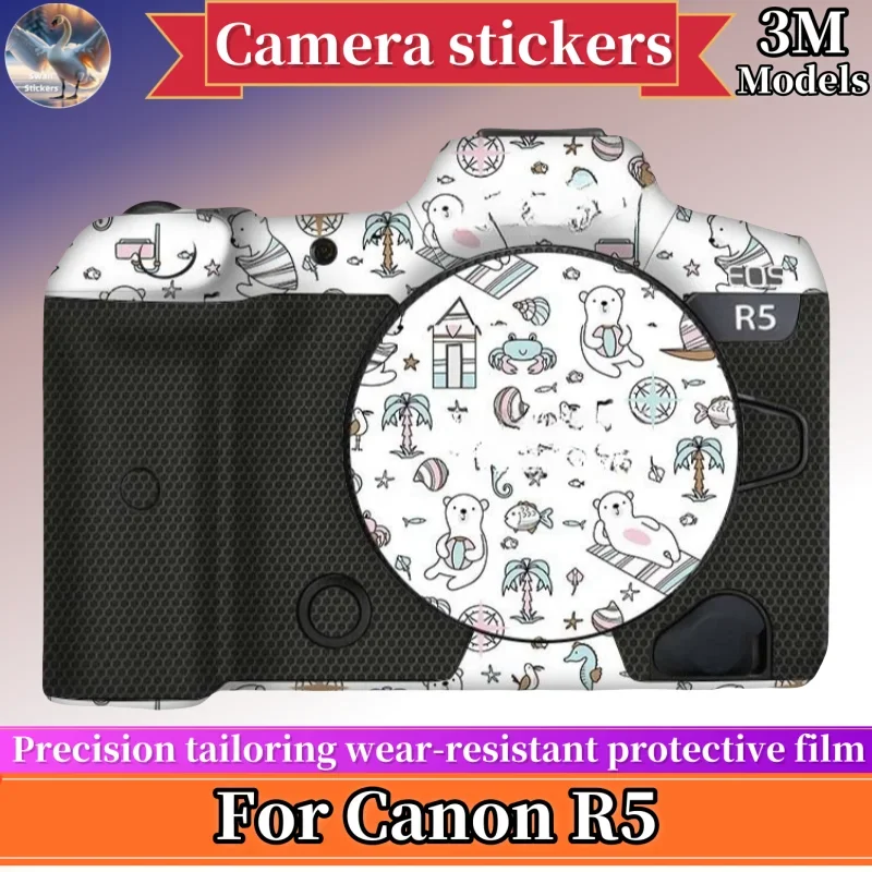 R5 skins For Canon R5 Camera stickers，protective film , Precision tailoring wear-resistan