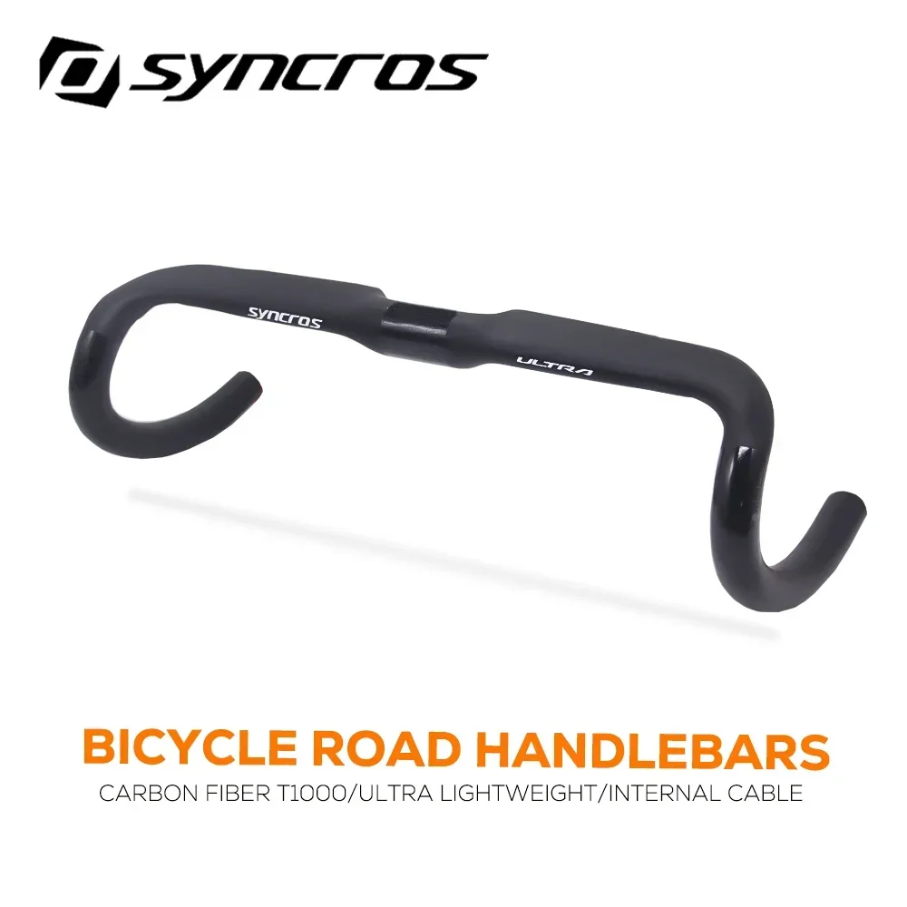 Syncros T1000 Road Handlebar 380mm/400mm/420mm/440mm Black Matt Fully Internal Routing Road Bicycle HandleBar the one - Image 2