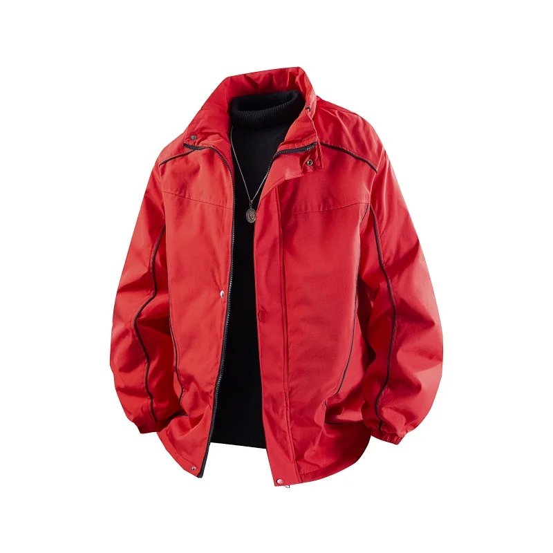 Herren-Winterjacke aus verdickter Baumwolle, lockere Passform, Oberbekleidung für kaltes Wetter, bequemer warmer Baumwollmantel