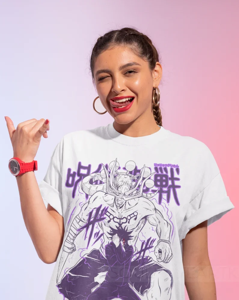 Megumi Fushiguro T-shirt Jujutsu Kaisen Gojo Satoru Mahoraga Soft Tee All Sizes image 3