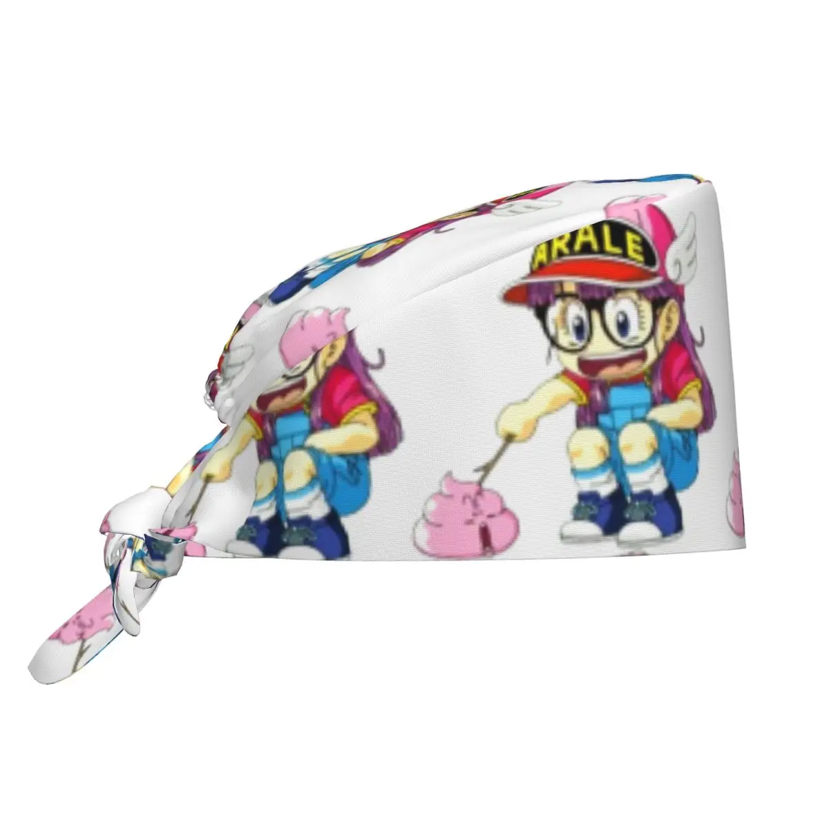Arale Poking Poop Dr Slump الدعك قبعة الموضة Unchi-kun أنيمي الجمال الحيوانات الأليفة الطبيب البيطري الجراحية قبعات الحيوانات الأليفة الاستمالة التمريض قبعات العمل قبعة