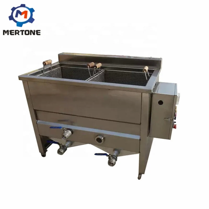 Spiral Potato Chips Frying Machine Automatic Oil Separator Deep Fryer Machine For Fried Items