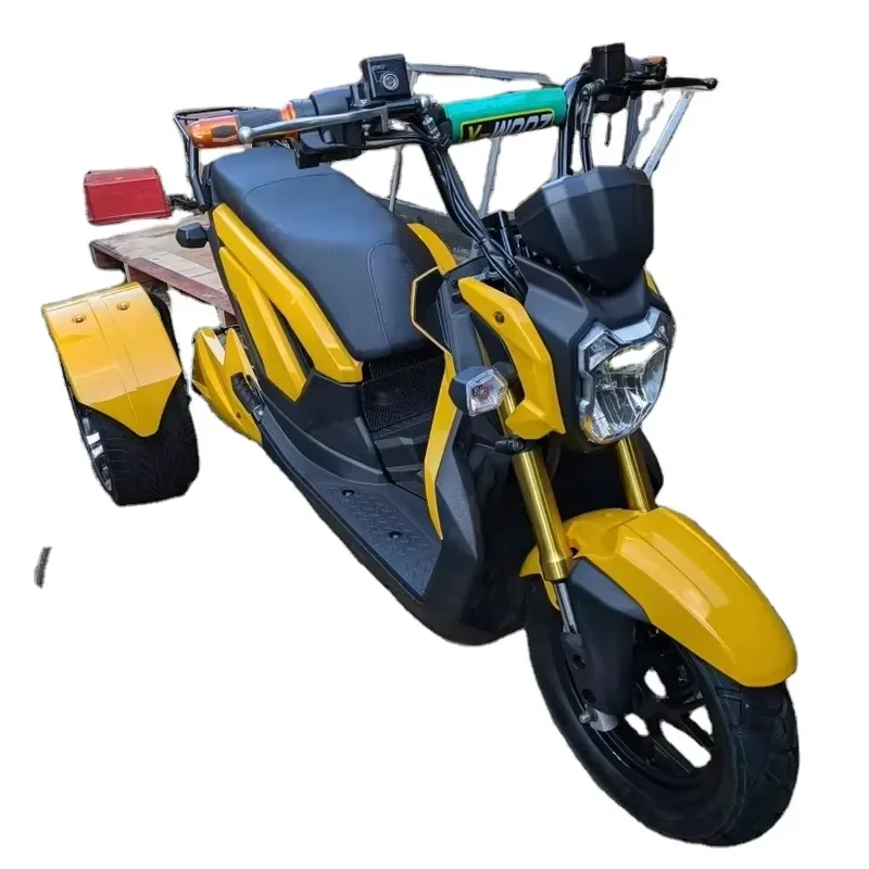 STROVAN 1000W 1500W 60V Fashion Removable Battery Good Quality Powerful Three Wheel 3- Wheel Electric Tricycle Scooter Trike