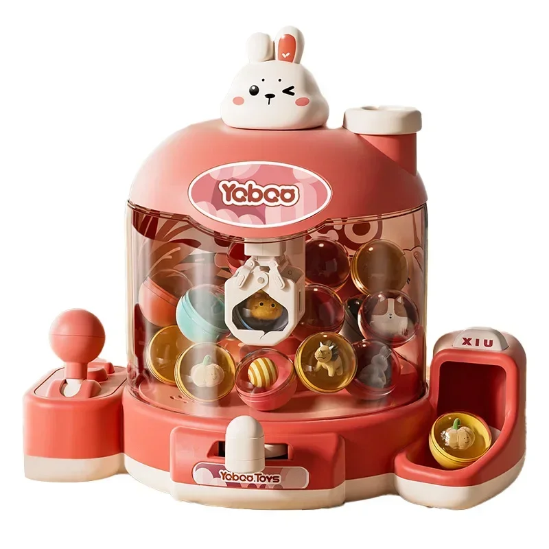 

Children Clip Doll Claw Machine Doll Grabber Arcade Crane Claw Machine with Music and Lighting Mini Doll Machine Toy Gifts
