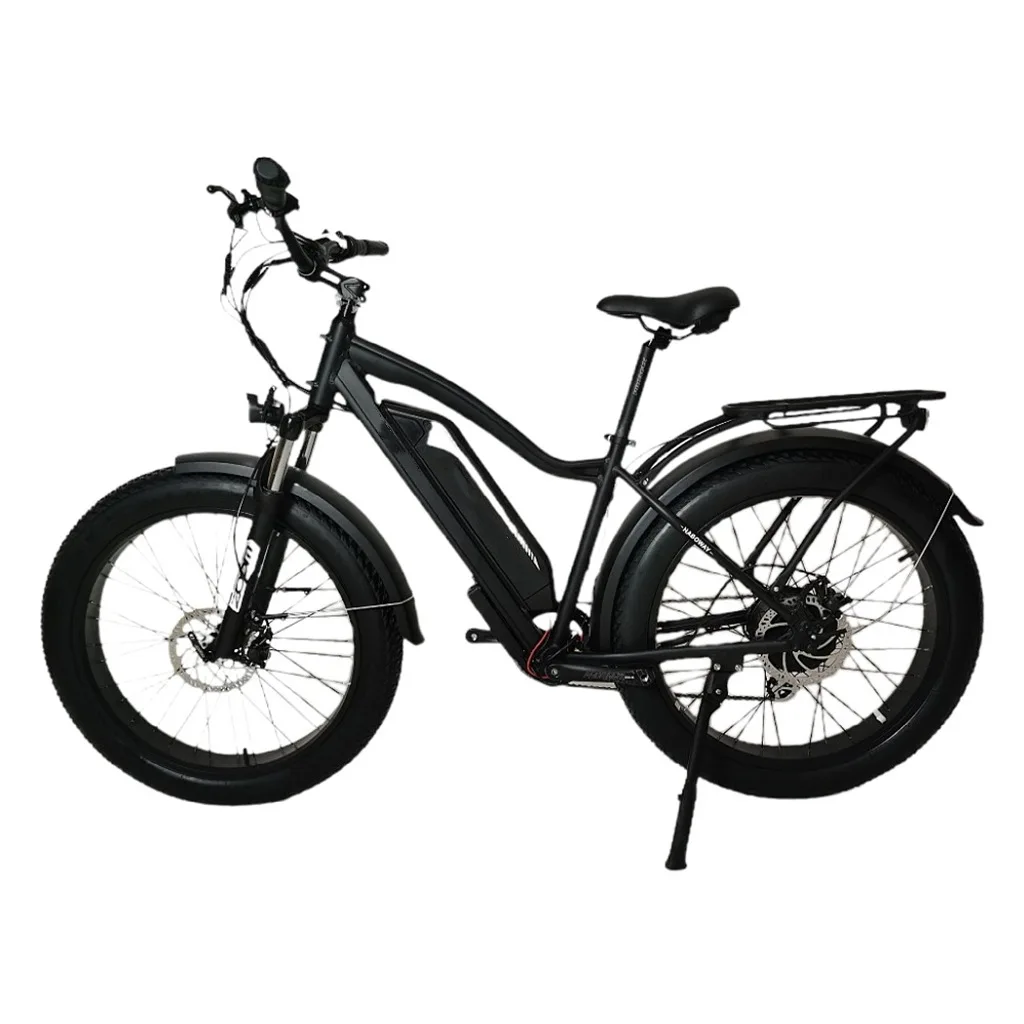 Snow electric bicycle 26 inch wide wheel road alloy electric bicycle adult mountain fat tire electric moped