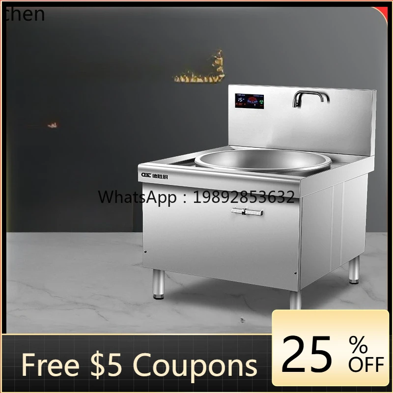 

Induction Cooker High Power Induction Stove Canteen Soup Pot Electric Frying Stove