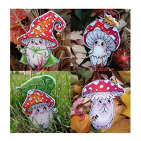 BXT048 Decoration Home Decor Homfun Craft Christmas Cross Stich Set Counted DIY Cross Stitch Kits Fridge Refridgerator Magnets