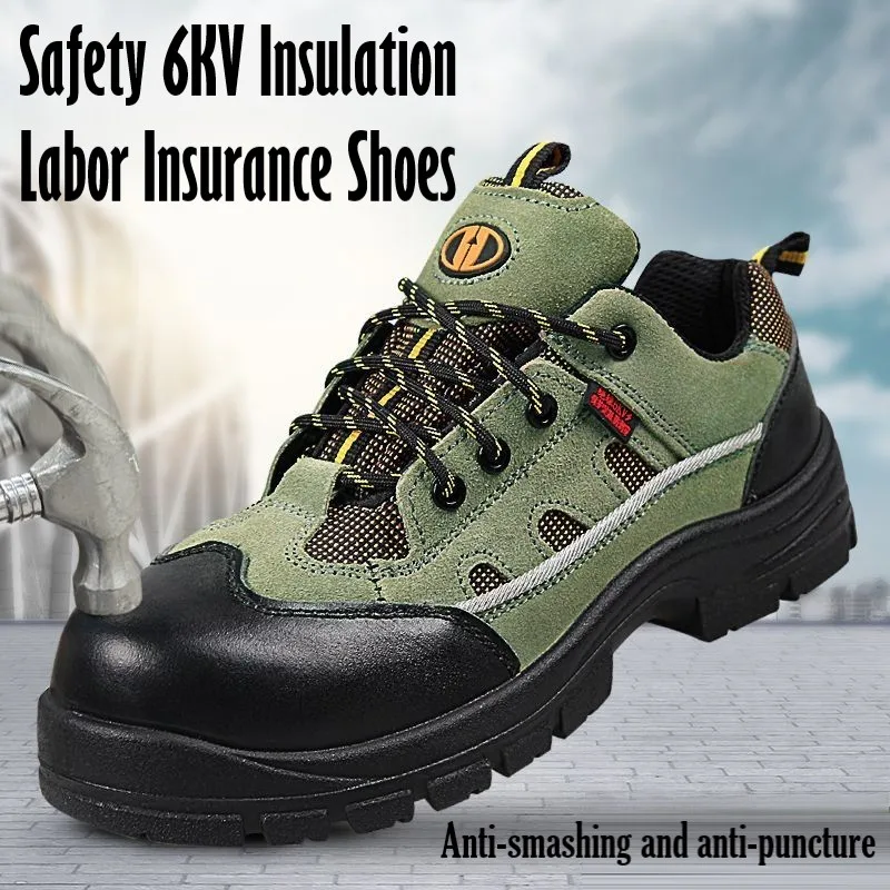 PAD-R1742MG Labor Protection Shoes Smash-Stabproof Insulation Thickened Comfortable Site Safety Shoes