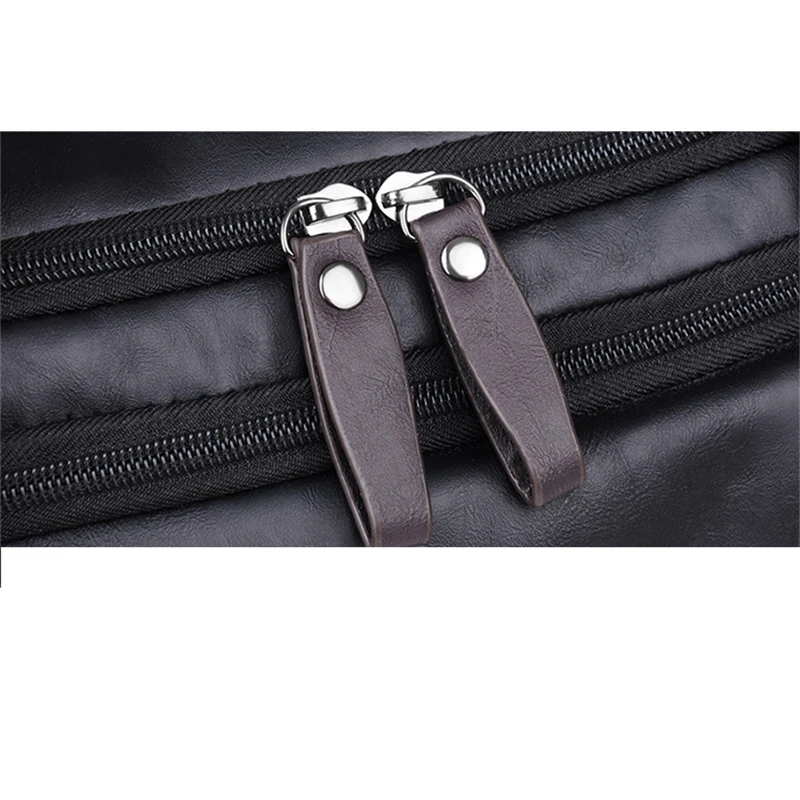 New Fashion Men's Handbag Large Capacity Waterproof Senior Designer Travel Sports Luggage Bag PU Handbag Fitness Bag