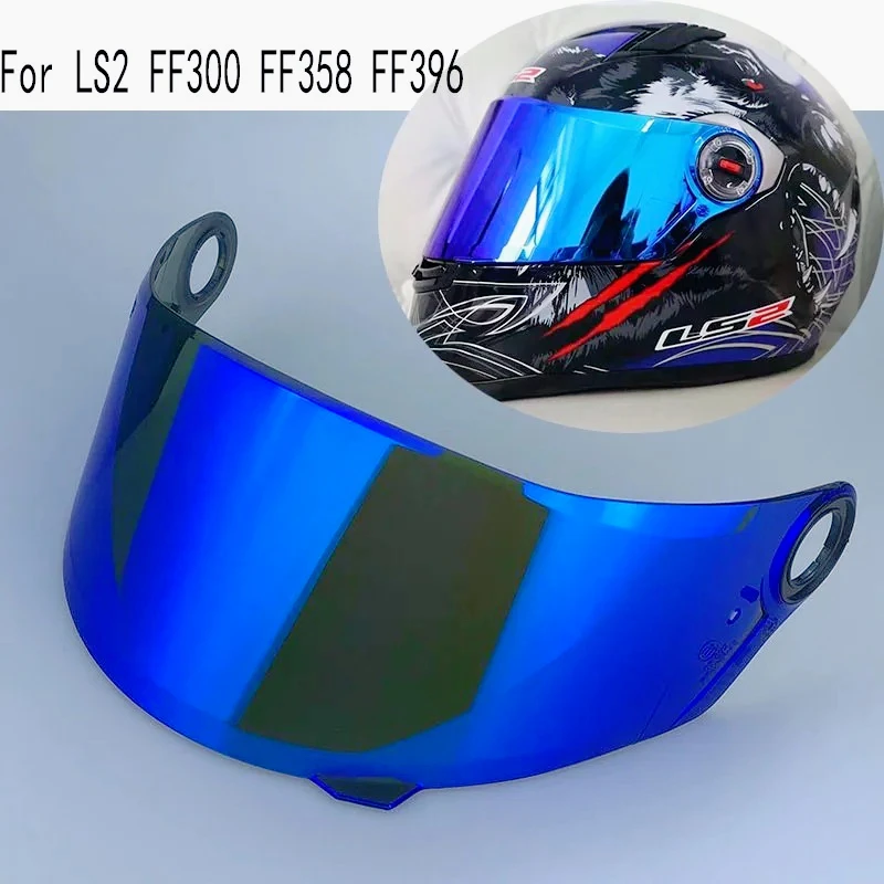 

Винтовой щиток для шлемов, сменный козырек для LS2 FF300 FF358 FF396, линза для мотоциклетного шлема для стекла из углеродного волокна LS2