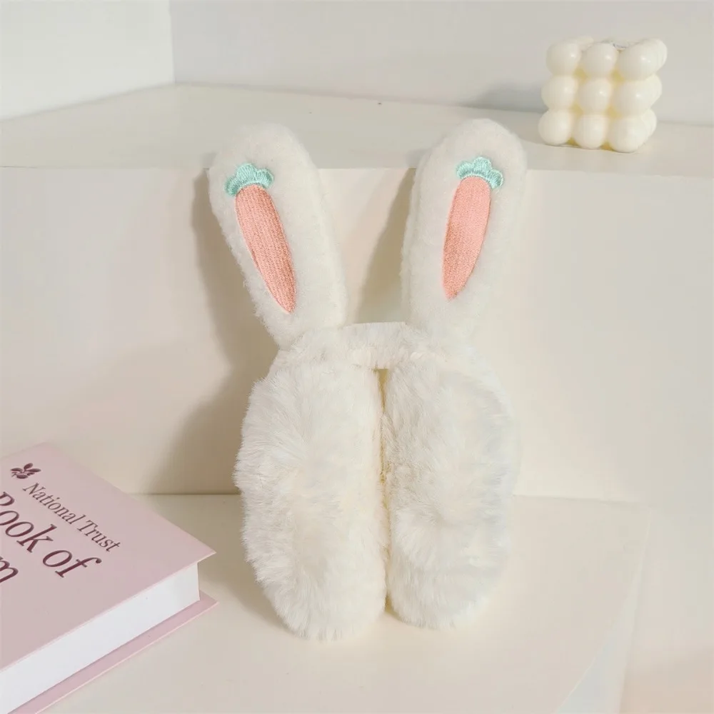 New Cartoon Rabbit Ear Warm Earmuffs Rabbit Ear Ear Cover Cold Protection Keep Warm Windproof Ear Cap Outdoor