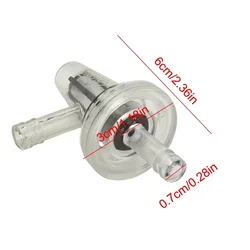 Motorcycle Right Angle (90°) Fuel Filter 90° Fuel Inline Filter Quad Scooter MX Motorcycle Fuel Filter About 6cm(L) X 3cm(W)