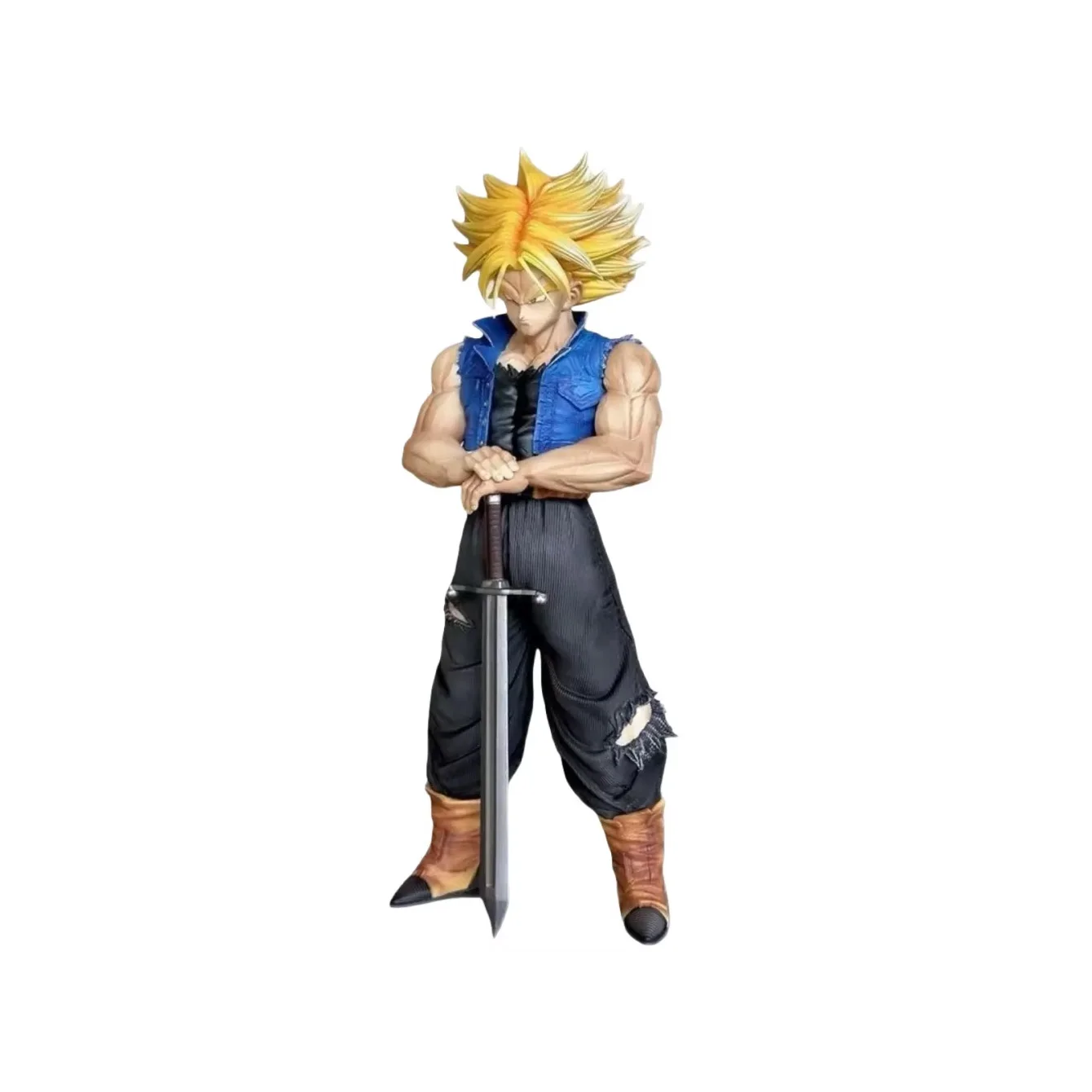 Z Future Trunks Super Saiyan Sammelfigur Detaillierte PVC-Statue mit Schwert Anime-Modell für Ausstellung & Sammlung