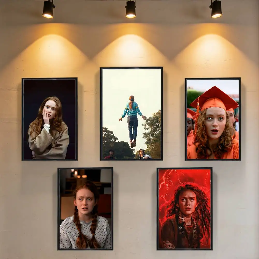 

Art M-Max MayfieldS Sadie Sink Poster HD Art Sticky Wall Waterproof Home Living Room Bedroom Bar Aesthetic Decoration