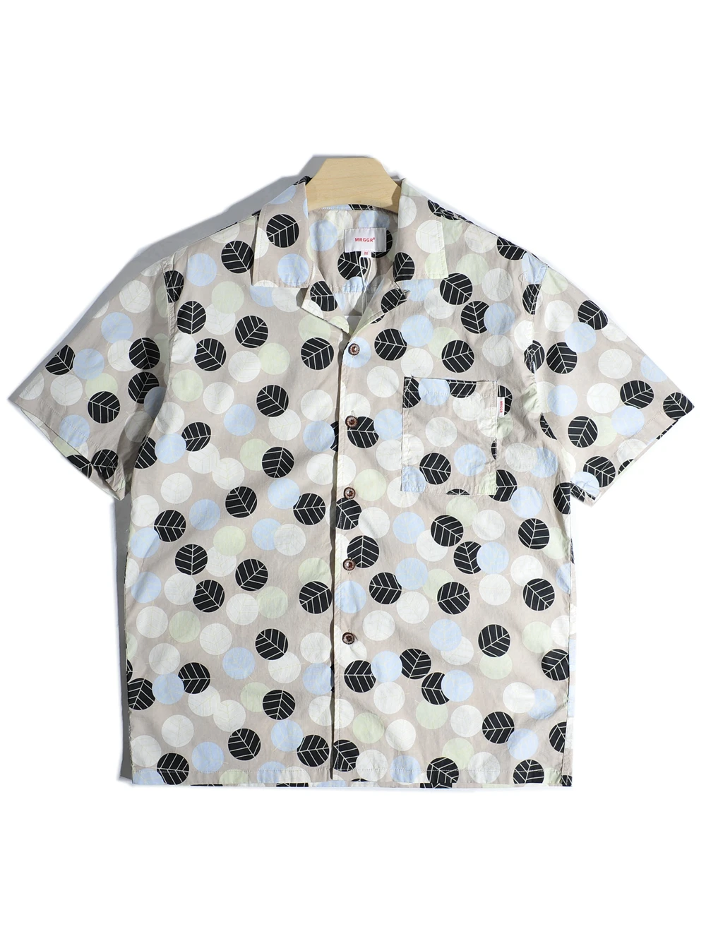 

Casual Loose Cuban Collar Hawaii Beach Floral Print Short Sleeve Men's Shirt Breathable Moisture Wicking Summer Youth Fashion