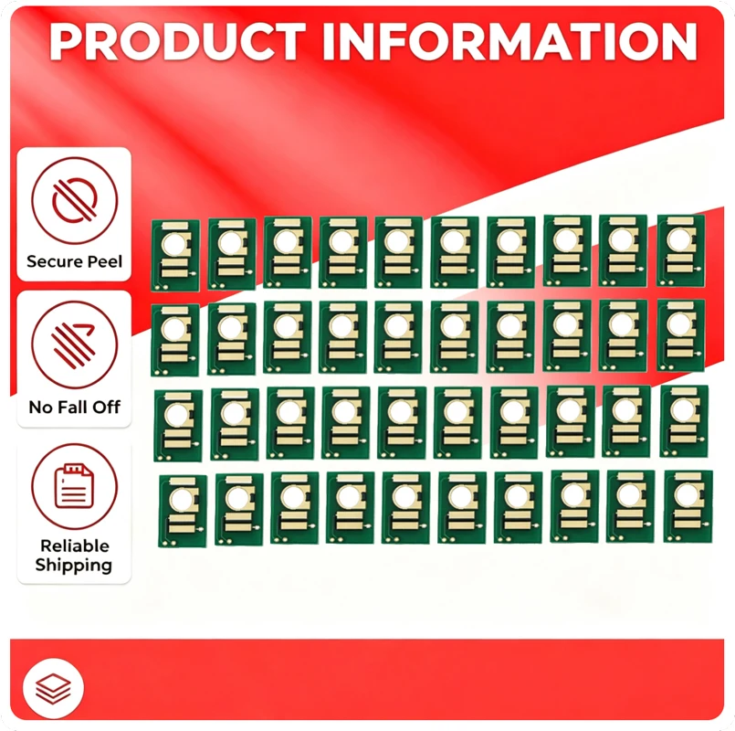 40PCS MPC2003 MPC2503 Toner Chip For Ricoh MPC2004 MPC2504 MP C2003 C2503 C2004 C2504 MPC 2504 2503 2004 Cartridge Replacement