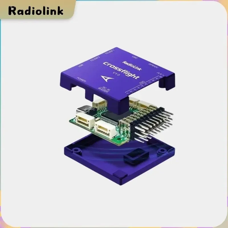 VoltSRadiolink New Crossflight Flight Controller 2-12S 10 PWM FC wih OSD Module TS100 GPS M10N M8N FPV Drone Heli Airplane Car B