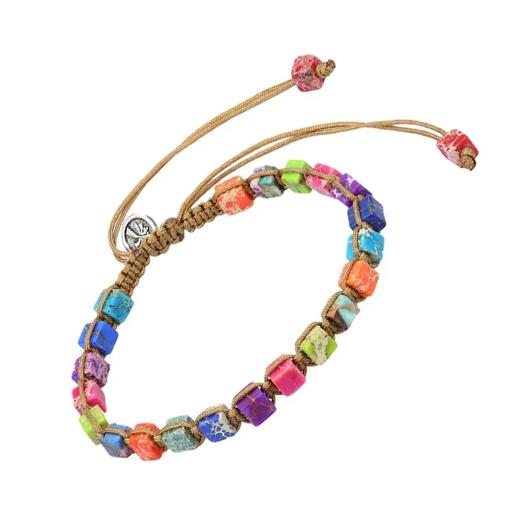 

Colorful Emperor Stone Bracelet Crystal Amethyst Bangle Decoration Yoga Stone Beads Wrist Chain Fashion Accessories
