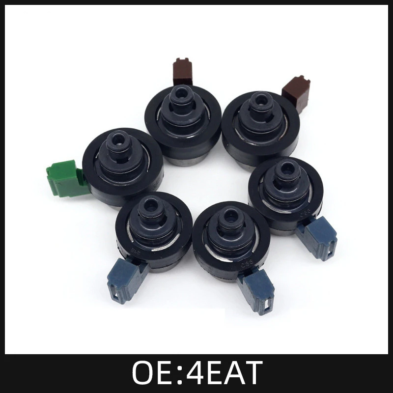 6 Pcs Transmission Solenoid Valve Kit 4EAT 31939-AA191 31939AA130 31939AA160 for Subaru Baja Forester Impreza Legacy Outback