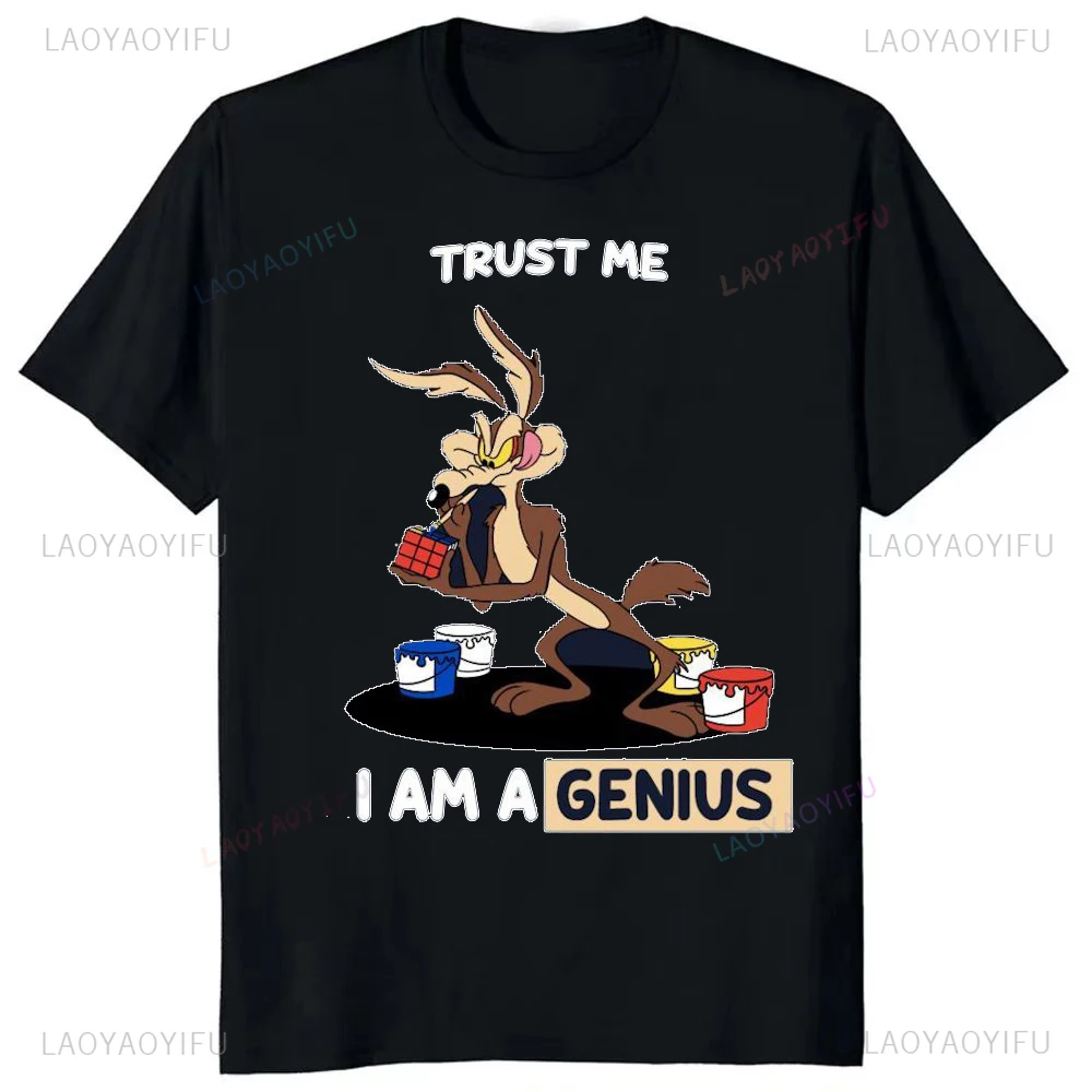 New Arrival Trust Me Im An Genios Printed Tee Fashion Casual Streetwear Hip-hop Hipster Summer Loose O-neck Hot Sale Tops Tshirt