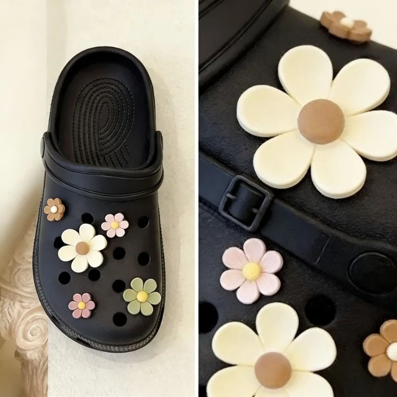 Daisy Sunflower Shoe Buckle Charms - Girlish Ready-to-Wear Hole Shoe Accessories Best Selling Combination Suit Shoe Decorations