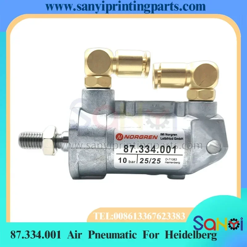 

1 шт., лучшее качество 87.334.001 воздушный пневматический D25 H25 для деталей печатной машины Heidelberg SM74 SM102