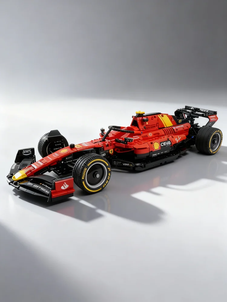 3152 Teile MOC Technisches Modell Ferrari F1 SF-23 Italienischer GP Lackierung 1:8 Maßstab Bausteine Architektur Spielzeug Weihnachtsgeschenk Bastelset